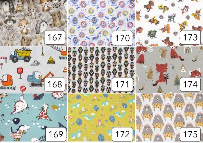 Serviette enfant avec rond intégré (modèle 167 à 175)