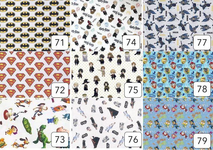 Serviette enfant avec rond intégré (modèle 71 à 79)