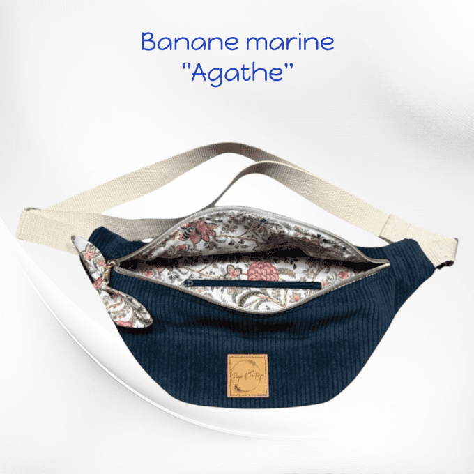 Sac banane BLEU MARINE