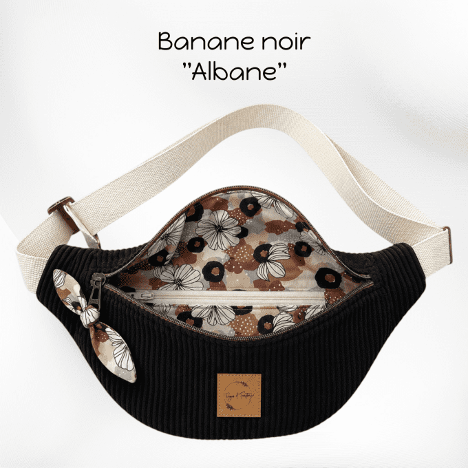 Sac banane NOIR