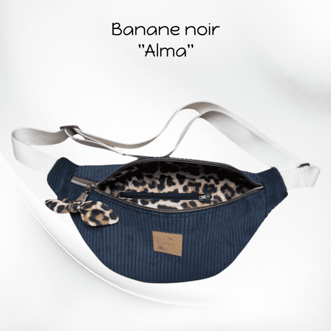 Sac banane NOIR