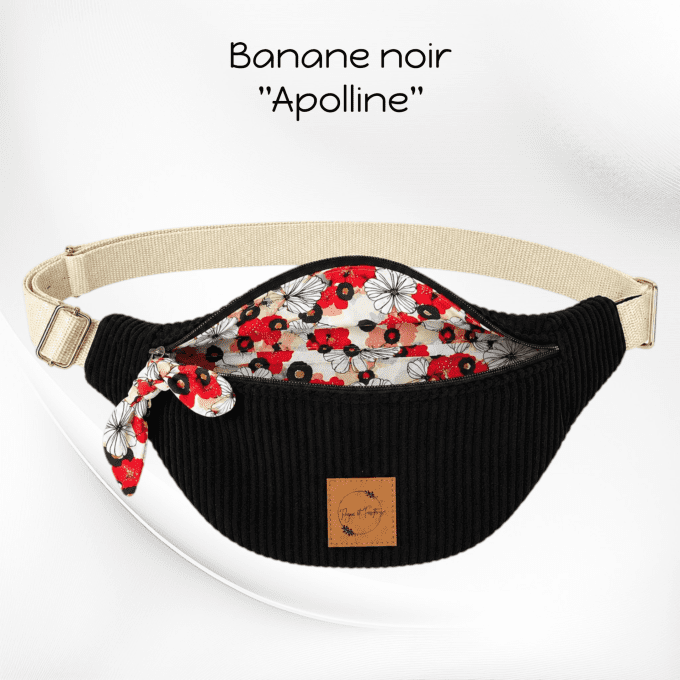 Sac banane NOIR