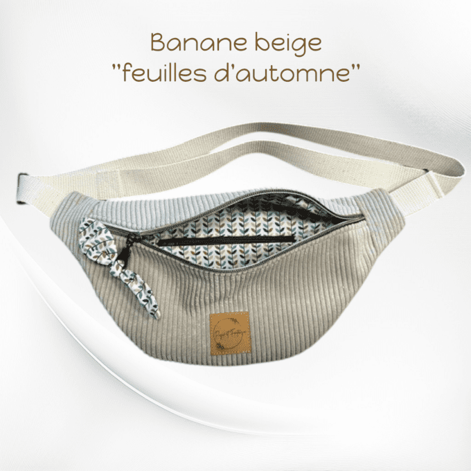 Sac banane BEIGE