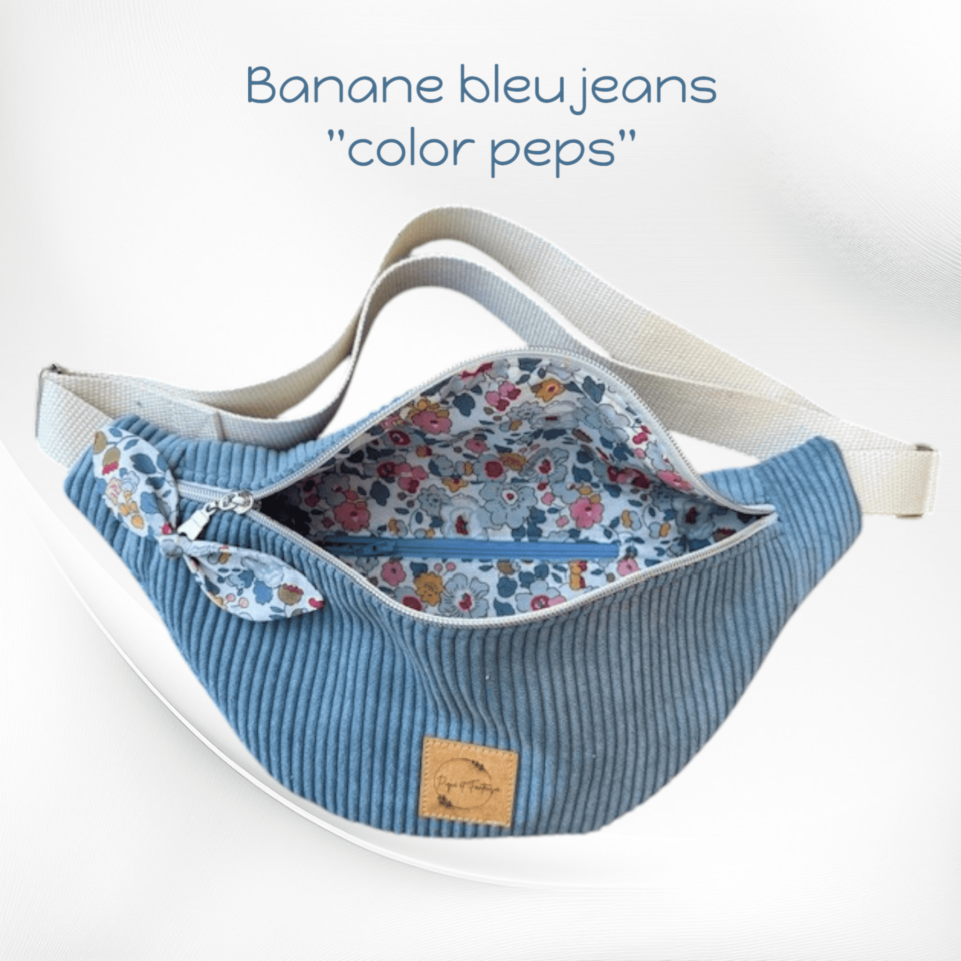 Sac banane bleu jeans