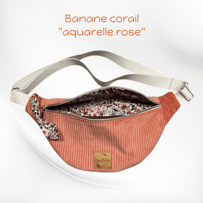 Sac banane corail