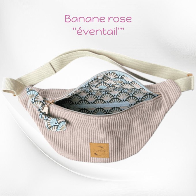 Sac banane rose