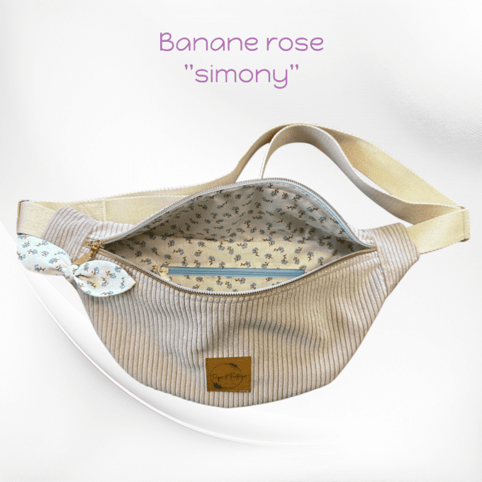 Sac banane rose