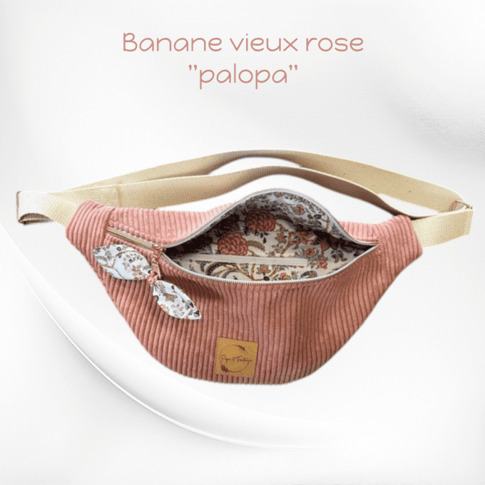 Sac banane rose