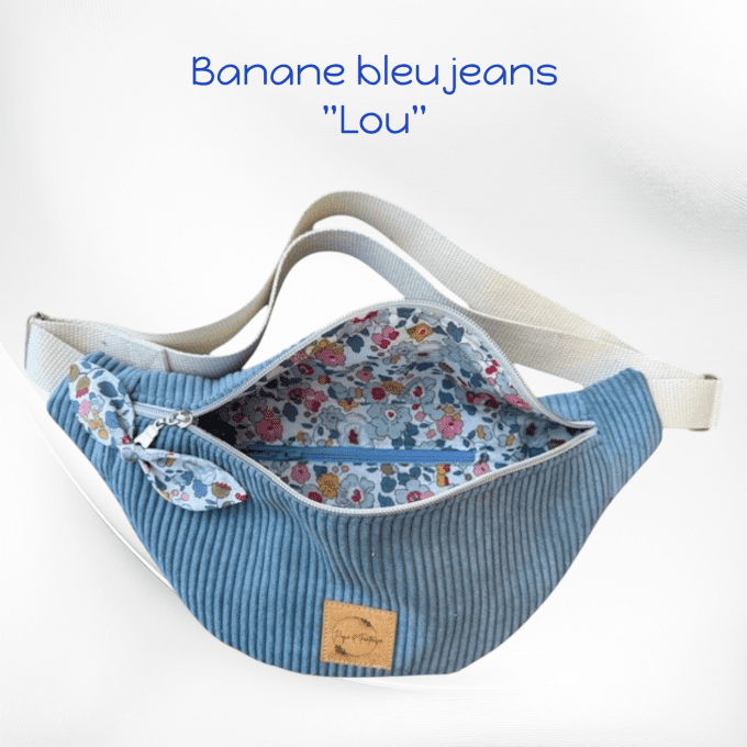 Sac banane BLEU JEANS