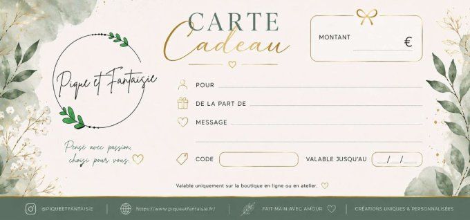 Carte cadeau