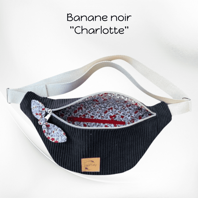 Sac banane NOIR