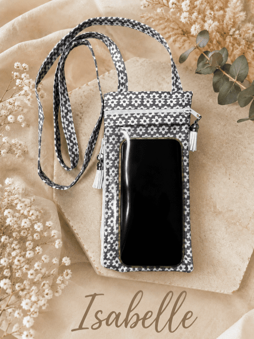 pochette bandoulière tactile pour smartphone/téléphone portable