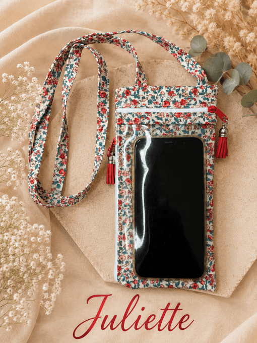 pochette bandoulière tactile pour smartphone/téléphone portable