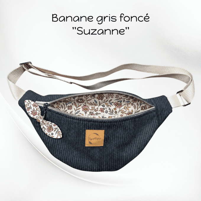 Sac banane GRIS