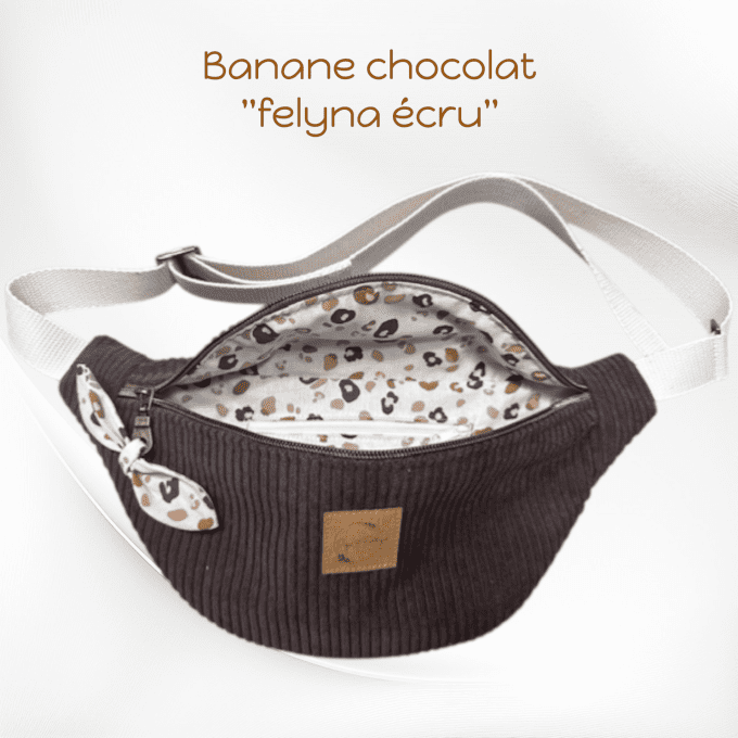 Sac banane marron