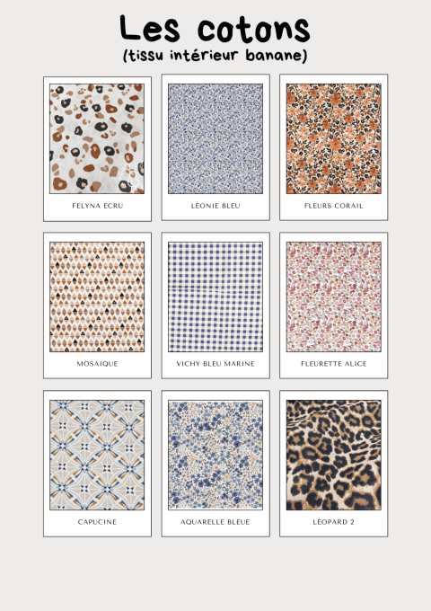 Sac banane velours/motif au choix