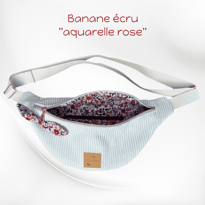Sac banane écru