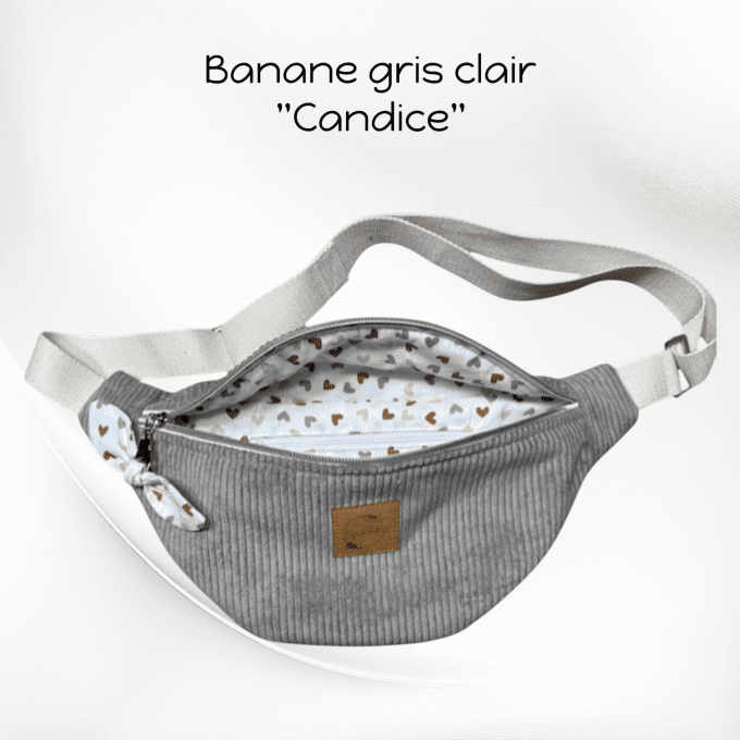 Sac banane GRIS