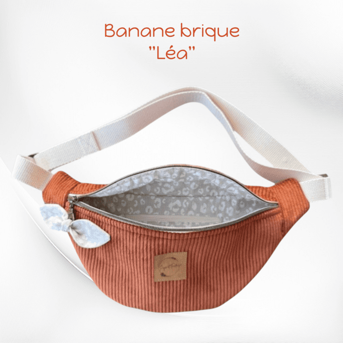Sac banane BRIQUE