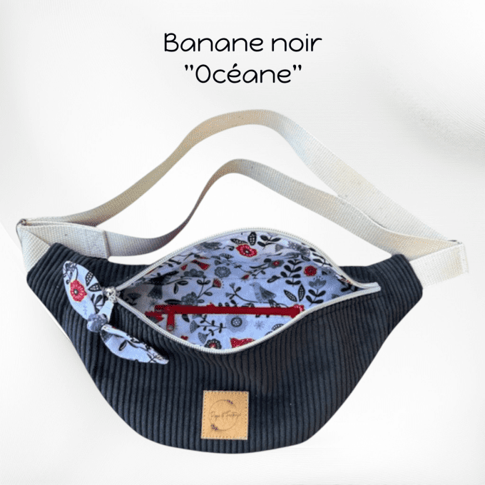 Sac banane NOIR