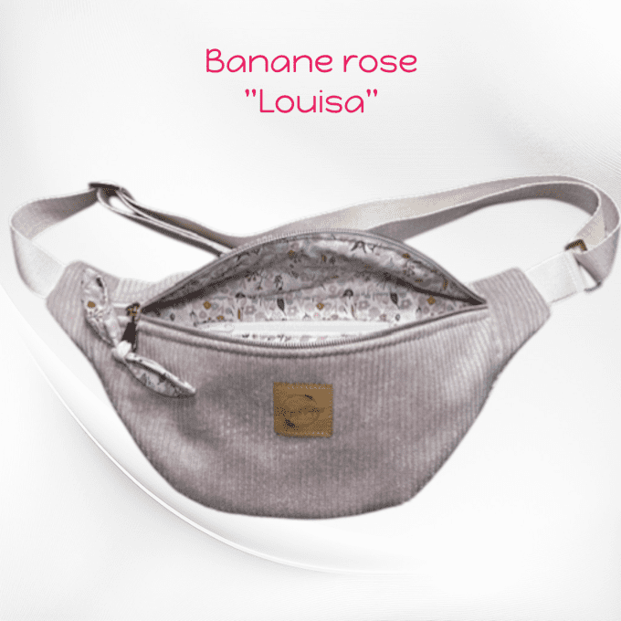 Sac banane rose