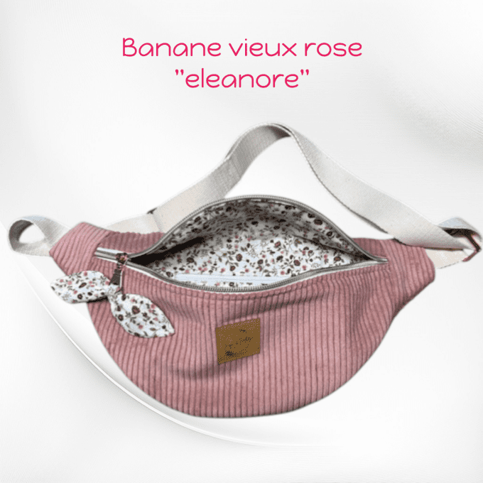 Sac banane rose