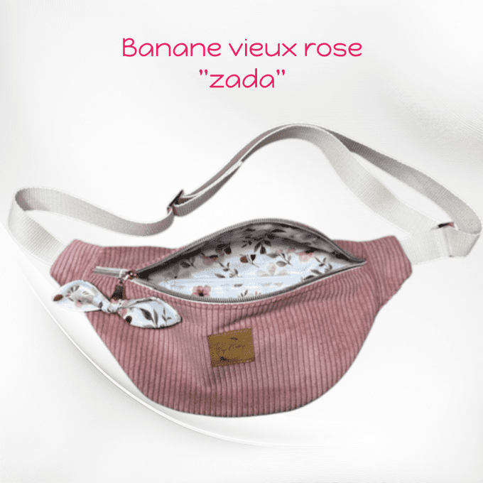 Sac banane rose