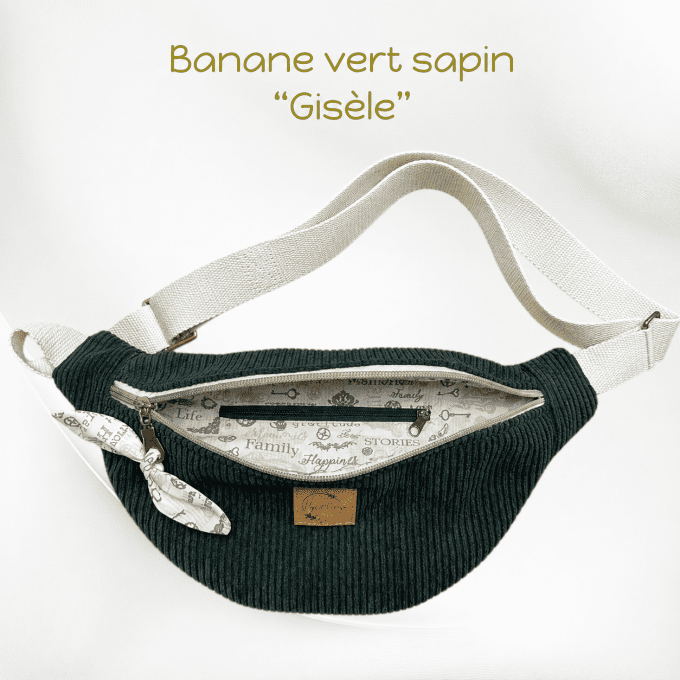 Sac banane VERT SAPIN